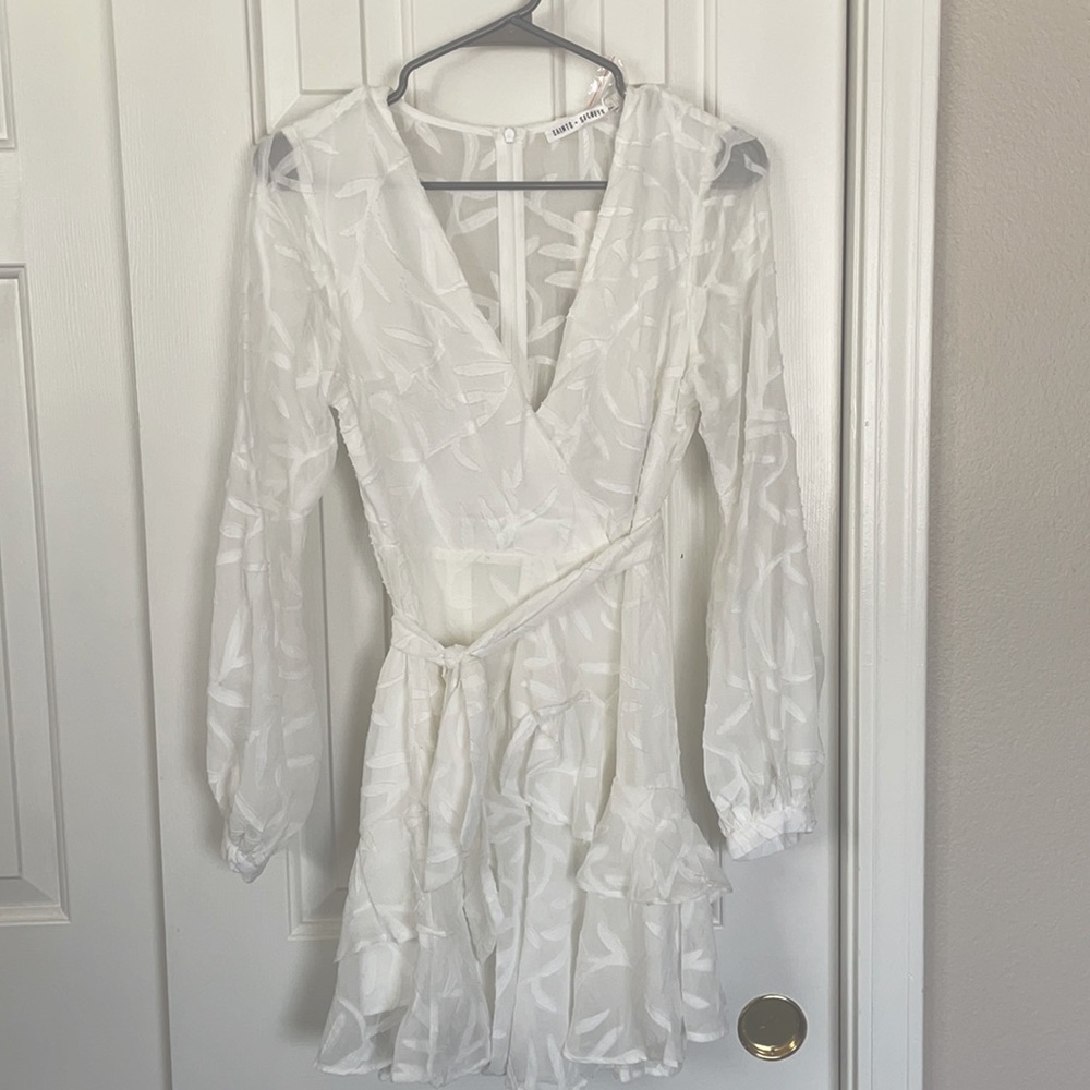 Hello Molly Heard A Rumour Dress White